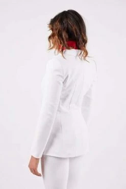 Elisabetta Franchi Blazers White -Elisabetta Franchi Winkel aba1e3f8690f137232aa8a9263a0c668