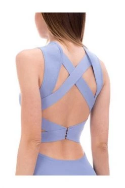 Elisabetta Franchi Jurken Red Carpet Dress With Crossover Neckline Blue -Elisabetta Franchi Winkel aba8204e8292c36b839dc74bdcd7c919