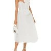 Elisabetta Franchi Feestjurken Midi Dress White