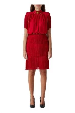 Elisabetta Franchi Casual Jurken Dress Red
