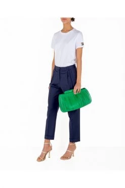 Elisabetta Franchi T-shirts CHRISTMT T-shirt With Personalized Sleeve MA00721E2 White -Elisabetta Franchi Winkel ac14c47604fd49fd0f201c0454bc3559