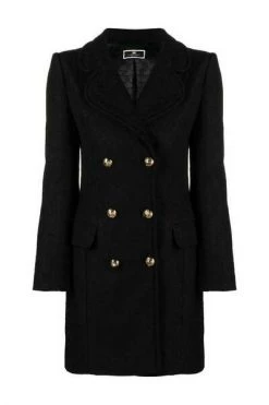 Elisabetta Franchi Casual Jurken Short Dresses Black -Elisabetta Franchi Winkel ac2fac91bbfe4c128cc826a448619102