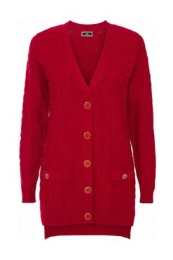 Elisabetta Franchi Vesten MAGLIA TRICOT Red