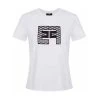 Elisabetta Franchi T-shirts Short-sleeved T-shirt With Logo White