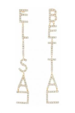 Elisabetta Franchi Oorbellen EARRINGS Yellow