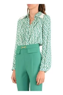 Longsleeve Shirts ELISABETTA FRANCHI Bodysuit Shirt Green