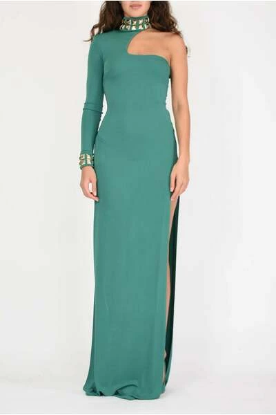 Elisabetta Franchi Jurken Gowns Green 5 Elisabetta Franchi Jurken Gowns Green - Afbeelding 5