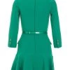 Elisabetta Franchi Casual Jurken Dress Green