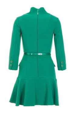 Elisabetta Franchi Casual Jurken Dress Green