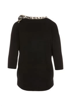Elisabetta Franchi Sweaters Sweater Black -Elisabetta Franchi Winkel ad94ecbee95bb3a383af63bee9c6aba3