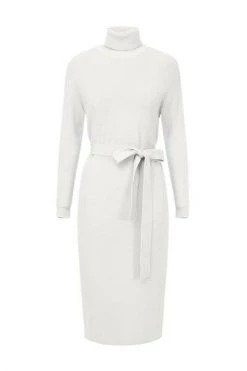 Elisabetta Franchi Casual Jurken Knitted Dress White