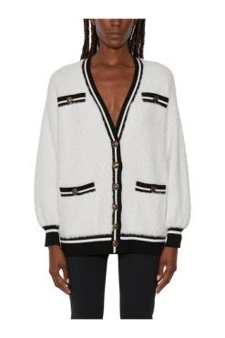 Elisabetta Franchi Vesten Cardigans Black -Elisabetta Franchi Winkel adce59b054e3edce3f324d27c5268541