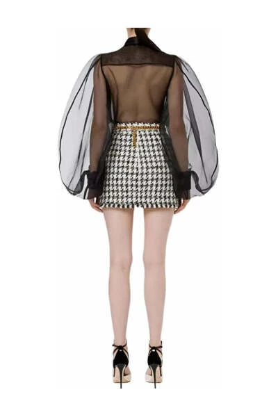 Elisabetta Franchi Longsleeve Shirts Blouse Body Black 2 Elisabetta Franchi Longsleeve Shirts Blouse Body Black - Afbeelding 2