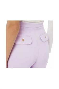 Elisabetta Franchi Vrijetijds Broeken Suit Flared Pants Pink -Elisabetta Franchi Winkel ae22549b7d168228e98dea6f26bd5f23