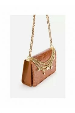 Elisabetta Franchi Schoudertassen Shoulder Bag Brown -Elisabetta Franchi Winkel aed766bb5c79f49a7d216c8c2e21b837
