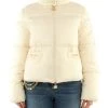 Elisabetta Franchi Gewatteerde Jassen Coats Beige