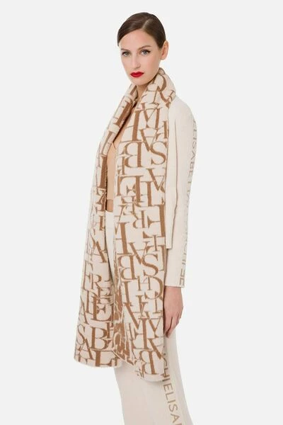 Elisabetta Franchi Sjaals Scarves Beige 1 Elisabetta Franchi Sjaals Scarves Beige