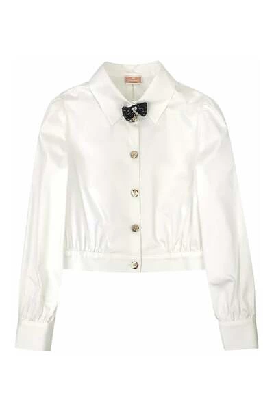 Elisabetta Franchi Blouses ; Shirts White 1 Elisabetta Franchi Blouses ; Shirts White