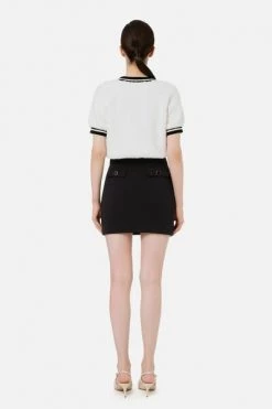 Elisabetta Franchi Korte Rokken Short Skirts Black -Elisabetta Franchi Winkel afb37e25d1e641462b8fd9c0801e49a3