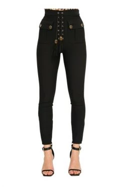 Elisabetta Franchi Pantalons Pants Black -Elisabetta Franchi Winkel b0216d020a784996b5a6ddfc4396467e