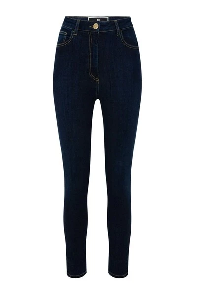 Elisabetta Franchi Skinny Jeans Jeans PJ19S16E2 Blue 1 Elisabetta Franchi Skinny Jeans Jeans PJ19S16E2 Blue