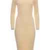 Elisabetta Franchi Maxi Jurken Maxi Dresses Beige