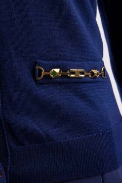 Elisabetta Franchi Sweaters V-neck Knitwear Blue -Elisabetta Franchi Winkel b089be6a72e272a09ee8b11527030fbf