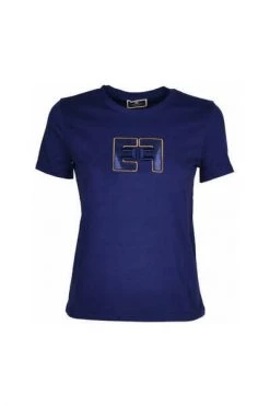 Elisabetta Franchi T-Shirts Blue