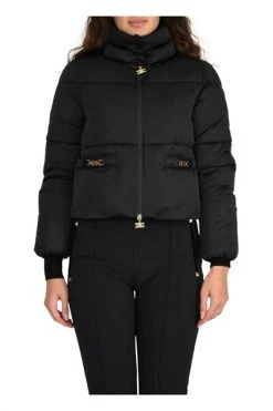 Elisabetta Franchi Winterjassen Winter Jackets Black -Elisabetta Franchi Winkel b1153f297e2f99202378260968bdd5bf