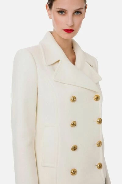Elisabetta Franchi Blazers White 3 Elisabetta Franchi Blazers White - Afbeelding 3