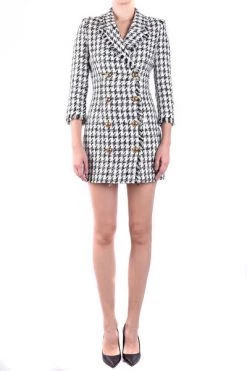 Elisabetta Franchi Casual Jurken Dresses Gray