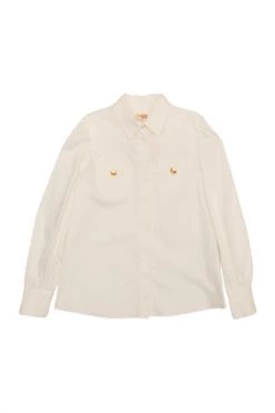 Elisabetta Franchi Overhemden Shirts White -Elisabetta Franchi Winkel b29eb918c1921103fda117a769b2fae2