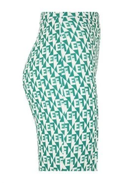 Elisabetta Franchi Pantalons Straight Trousers Green -Elisabetta Franchi Winkel b335953433de0639040b8415a5f519e4