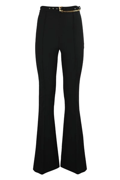 Elisabetta Franchi Wijde Broeken Wide Trousers Black 1 Elisabetta Franchi Wijde Broeken Wide Trousers Black