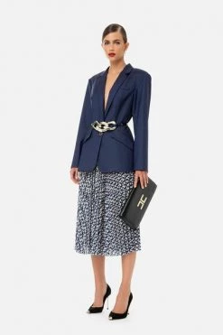 Elisabetta Franchi Blazers Blue