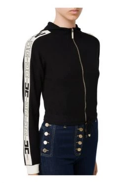 Elisabetta Franchi Hoodies & Sweatvesten Sweatshirt MK17S16E2 Black 9 Elisabetta Franchi Hoodies & Sweatvesten Sweatshirt MK17S16E2 Black -Elisabetta Franchi Winkel b52c52d4604ce952fed6c77d3fd6e4ff