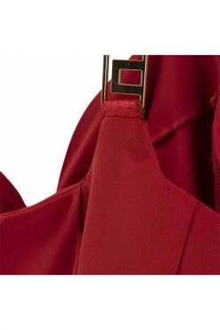 Elisabetta Franchi Feestjurken Sheath Dress With Round Neckline Red -Elisabetta Franchi Winkel b56f318fb6212bb2ae287e7bbb3d9a02