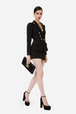 Elisabetta Franchi Blazers Black