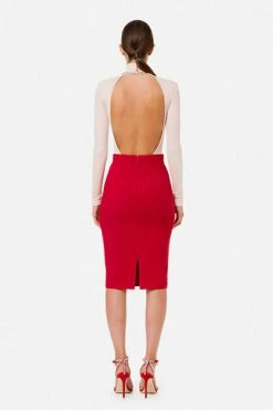 Elisabetta Franchi Kokerrokken Pencil Skirts Red 9 Elisabetta Franchi Kokerrokken Pencil Skirts Red -Elisabetta Franchi Winkel b59a8c6e7129a7da1d0d3242fcd40195