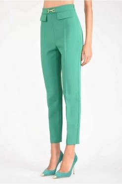 Elisabetta Franchi Chino's Chinos Trousers Green