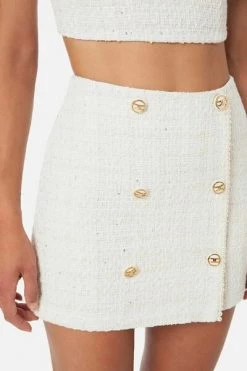 Elisabetta Franchi Korte Rokken Short Skirts White -Elisabetta Franchi Winkel b5a35d97252149b7487b663ac463e2c1