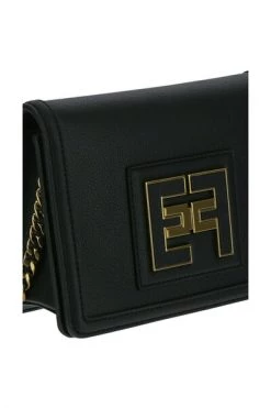 Elisabetta Franchi Schoudertassen CROSS BODY BAG Black -Elisabetta Franchi Winkel b5e04fbfceb8162bff1bc8c971553076