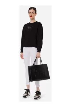 Elisabetta Franchi Hoodies & Sweatvesten Sweatshirts Black -Elisabetta Franchi Winkel b5efe1f792ee561aa88609954a4bc5fa