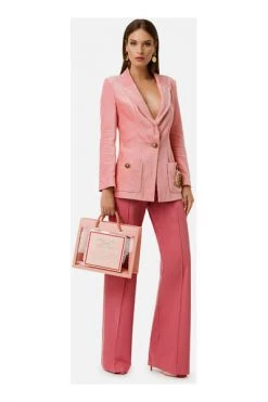 Elisabetta Franchi Blazers Blazer Jacket Pink -Elisabetta Franchi Winkel b6512c2643e57c8846674e2ac4f634da