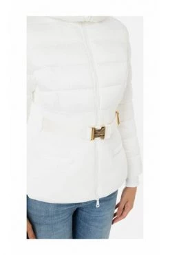 Elisabetta Franchi Gewatteerde Jassen Down Jackets White -Elisabetta Franchi Winkel b68db0c278235790d6e77fcf217a2d57