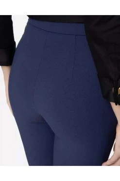 Elisabetta Franchi Broeken Cropped Trousers Blue -Elisabetta Franchi Winkel b69e787ddd928b75b27d2eff29cbf172