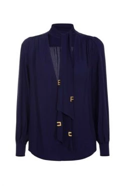 Elisabetta Franchi Longsleeve Shirts Shirts Blue