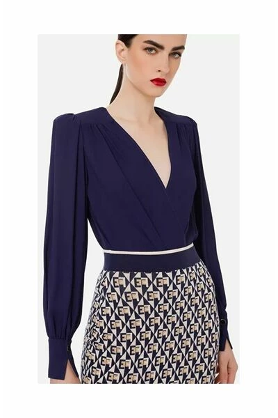 Elisabetta Franchi Bodies Body Blue 2 Elisabetta Franchi Bodies Body Blue - Afbeelding 2