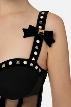 Elisabetta Franchi Sleeveless Tops Black