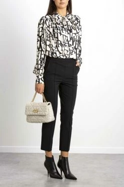 Elisabetta Franchi Pantalons Trousers Black -Elisabetta Franchi Winkel b722a9d2454c8587306d2d8eb583f2a7